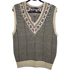 VTG Polo Ralph Lauren Silk Cotton Vest
Dark Academia Preppy, Grandpaccore Mens M